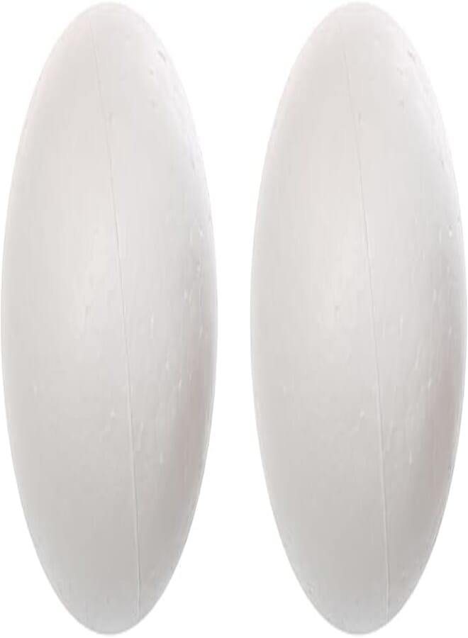 Foam Ball – 2 Pieces, 9cm, Lightweight & Versatile for Crafts & DIY Projects, Model Y-001 - Multicolor